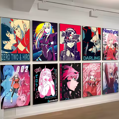 Animation Z-zero Two Whitepaper Poster Retro Kraft Paper Sticker DIY Room Bar Cafe Vintage Decorativ
