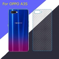 ฟิล์มหลัง ลายเคฟล่า Oppo A3s ฟิล์มกันรอยออฟโป้ OPPO A3S ฟิล์มหลังเครื่อง 3D ฟิล์มลายเคฟล่า กันน้ำกัน