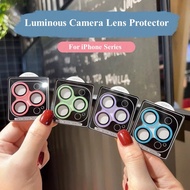 Camera Lens Protector For iPhone 14 Pro Max/14Plus/13 Pro/12 Pro Max/12 /12 Pro/11 Pro Max/11/11 Pro Luminous Tempered Glass Film