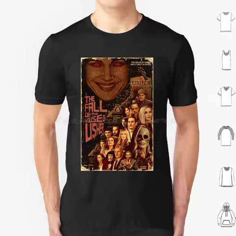 Of The House Of Usher T Shirt Men Women Kids 6xl Mike Flanagan Midnight Mass Horror Sheriff Hassan R