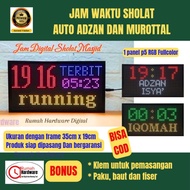 Prayer Time Clock AUTO ADZAN AND MUROTTAL panel p5 khalifah