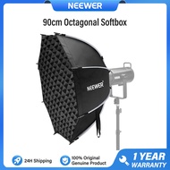 NEEWER ซอฟท์บ็อกซ์แปดเหลี่ยม 90 ซม. ปรับถอดเร็วพาราโบลิก พร้อมขาตั้งบาวெனส์ เข้ากันได้กับ Aputure 12