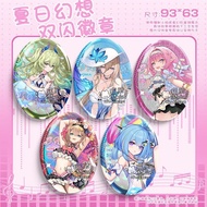 Elysia Griseo Aponia Anime Badges Pins Honkai Impact 3 Women Brooch Fashion Cartoon Kawaii Cosplay B