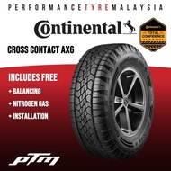 15 16 17 18 20 inch Continental CrossContact AX6 4x4 Tyre (FREE INSTALLATION/DELIVERY)
