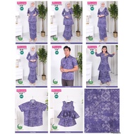 [DHIA] RAYA2024 Violet Blue 1168 - Baju Kurung Sedondon Ibu dan Anak| Baju Kurung Moden| Kedah|Riau| Mini by Dhia Cotton
