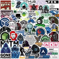 404 ERROR GITHUB Hacking program coding code Sticker Hacker Waterproof Different Styles 50 Pieces