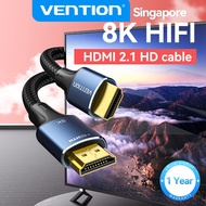Vention HDMI Cable 2.1 8K/60Hz 4K/120Hz High Speed 48Gbps HDMI Dolby Vision Video Cable for Xiaomi Mi Box PS5 TV Switch