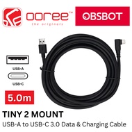 OBSBOT USB-A TO USB-C USB 3.0 CABLE, SUPPORT FAST AND STABLE POWER & DATA TRANSFER - 5 METER (16FT) 