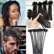 Men 20cm Dreadlock Extensions Synthetic Afro Hair Extensions Soft Crochet Braids Faux Locs for Women
