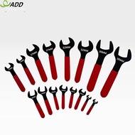 ADD 7mm-31mm Metric Single Open End Wrench Offset Angle U-Shaped Spanner Flat Head ening For Auto Re
