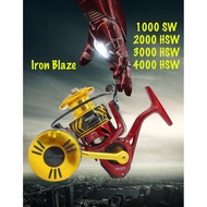 Wolfveri Iron Blaze SW Spinning Reel Wolfveri Fishing Reel SW Reel Saltwater Fishing Reel High Speed