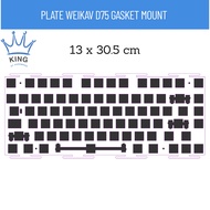 [Weikav D75 Plate] Mechanical keyboard plate, 14x14mm housing Switch made of mica.