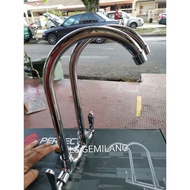 PERFECT ITALY DOUBLE WAY SINK TAP Kitchen Sink Water Tap Faucet STAILESS STEEL KITCHEN SINK WATER TA