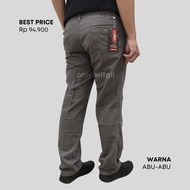 [GREY] PREMIUM CHINOZ MEN'S LONG PANTS DICKEROriginal Seluar Lelaki Seluar Slack Lelaki