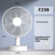 XiaoZhubangchu Desktop fan clip fan strong wind USB charging mute portable clv