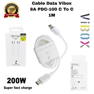 VIBOX 8A PDC-200W Type C to Type C Data Cable