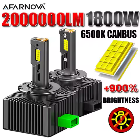 1800W D3S D1S D1R D3R LED Car Headlights Canbus 1:1 HID D2S D4S D2R D4R Auto Lamp 2000000LM Plug&Pla