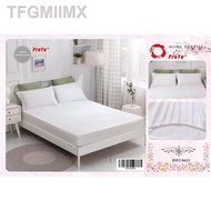 【newreadystock】✿✠❈CADAR “PROYU” 100% Cotton 3 in 1 Hotel Style Single Tone High Quality Fitted Bedsheet (Queen/King)