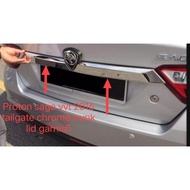 PROTON SAGA VVT 2016 TAILGATE CHROME TRUNK LID GARNISH