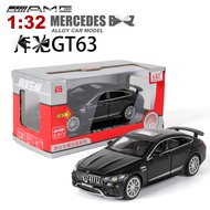 1:32 Mercedes Benz GT63S Racing Sound & Light Pull Back Metal Toy Vehicles Die-cast Alloy Model Car 