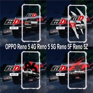 Case Initial D Oppo Reno 5 4G Reno 5 5G Reno 5F Reno 5Z