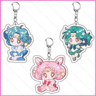 HK2 Sailor Moon Acrylic Keychain Backpack Pendant Bags Accessories Anime Periphery HK2