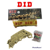 💯 ORIGINAL DID RACING RANTAI CHAIN 428 H-DS 132L GOLD HEAVY DUTY CHAIN NEW PACKAGING (MADE IN JAPAN 