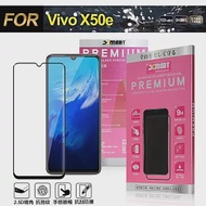 Xmart for Vivo X50e 超透滿版 2.5D 鋼化玻璃貼-黑