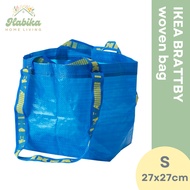 IKEA BRÄTTBY Foldable Shopper Bag – BRATTBY Reusable Woven Tote for Travel Outdoor with Kids (Origin