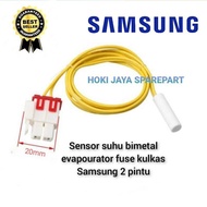 sensor suhu bimetal evapourator fuse kulkas Samsung 2 pintu inverter