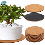 UNQCSA Outdoor Absorbent Planter Tray Pot Holder Garden Supplies Gardening Flower Pot Tray Plate Pad Cork Mat Placemat