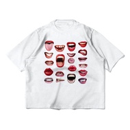 Baju-T Putih Bersaiz Besar Boxy |   Starfuc*ker Eternum |   Kapas Sikat 24s