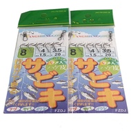 String hook 5pcs fishing hooks connected together Equipped with connectors Fishing gear accessories