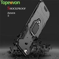 Topewon iPhone 6 6s 7 8 Plus X Xs Max XR Case Hard Stand Ring Cover Silicone Casing