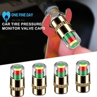 Car Tire Safety Detection Cap Valve Nozzle Pressure Safety Anti-piracy Test Valve Set K9t2