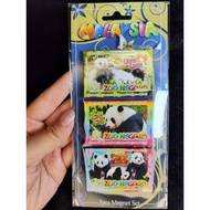 zoo negara panda Malaysia magnet (3 in 1set)