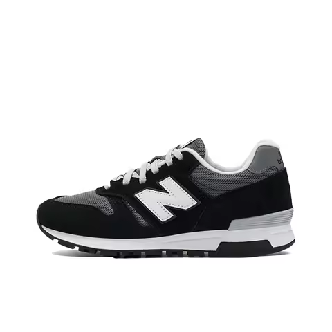 New Balance NB 565 Comfort Low-Cut Running Shoes for Men and Women, Gray-Black