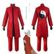 ㍿✈Anime Tokyo Revengers Izana Kurokawa Cosplay Costume Tenjiku Trench Pants Choker Red Tenjiku Presi