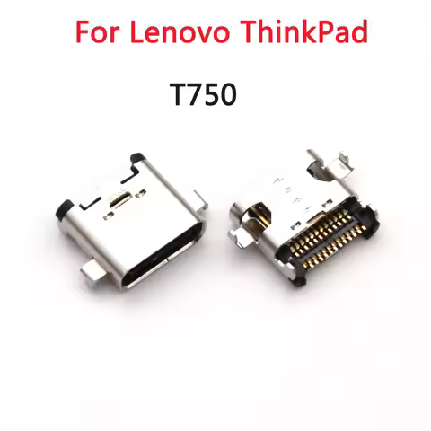 2PCS DC Power Jack For Laptop Lenovo ThinkPad T750 T480 T580 L480 L580 L490 E480 E485 E580 E585 R480