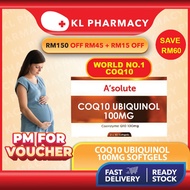100 Japan Origin 60S BUY 3 FREE 1 IN LIVE ONLY Asolute CoQ10 ubiquinol 30s60s