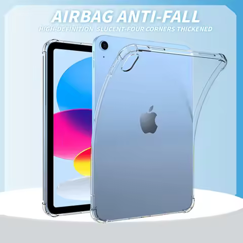 TPU Clear Case for iPad Pro 11 12.9 Case 2022 Shockproof Case TPU Back Cover for iPad Pro 12 9 2021 