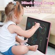 【HOT】 16inch Children 39;s Magic Blackboard LCD Drawing Tablet Toys for Girls Gifts Digital Notebook Big Size Graphics Board Writing Pad