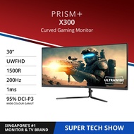 PRISM+ X300 | 30" UWFHD Ultrawide 200Hz Curved Gaming Monitor