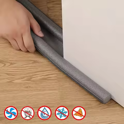 Door Seal Strip Windproof Door Bottoom Draft Stopper Adjustable Under Door Draft Blocker House Acous
