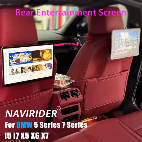 13.3inch Android 13 For BMW 5 Series 7 Series I5 I7 X5 X6 X7, Rear Entertainment Screen Headrest Vid