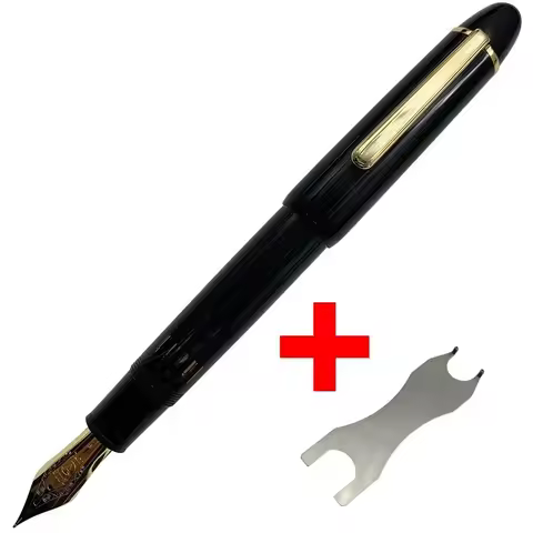 Junlai 930 Professional Fountain Pen - Copper Piston System, No.9 Large Iraurita Nib, Calligraphy/Of