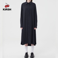 [KIRSH] UNI SMALL CHERRY SHIRT DRESS |22AW |