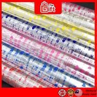 The Flower/Rose/Love Pattern OPP Transparent Hamper Wrapping Plastic Helainan Hamper Siap Potong/Had