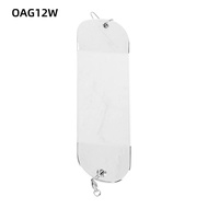 OAG12W Trolling Fishing Flasher, Lightweight Plastic Diving Fishing Flasher, Lifelike 21.5cm Fishing