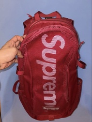 Supreme backpack ss20 red supreme 背包 背囊
